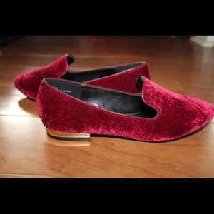 Red velvet Amelia Grace shoes